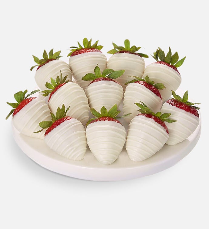 Pure White Dipped and Drizzled Strawberries™