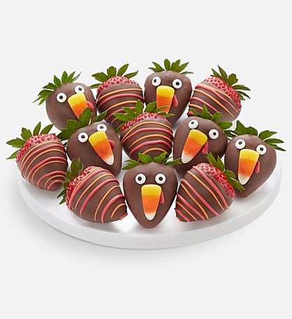 Happy Turkey Day™ Dipped Strawberries