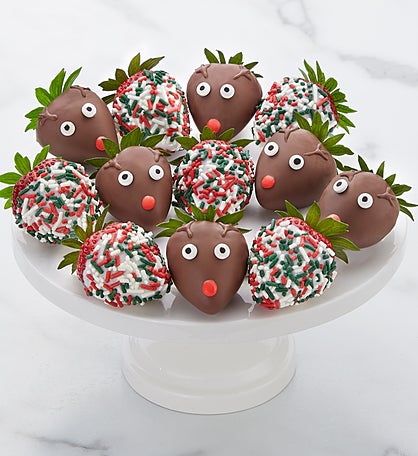 Santa’s Reindeer™ Dipped Strawberries 12/24ct