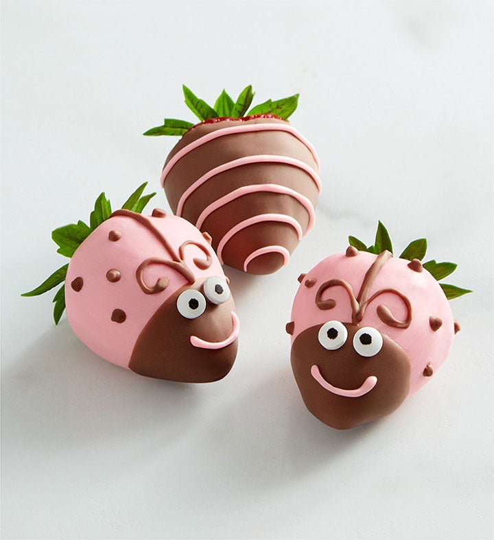 Tickled Pink Ladybug Strawberries™   12ct & 24ct
