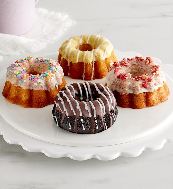 Signature Bundt Cake Assortment™ with Gourmet Drizzled Strawberries