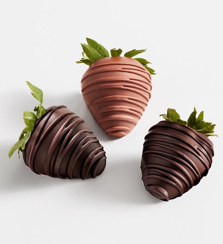 Artisan Belgian Milk & Dark Chocolate Strawberries