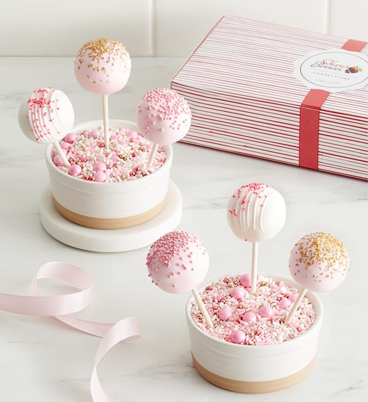 Mother's Day Cake Pops™ With Mother's Day Drizzled Strawberries™