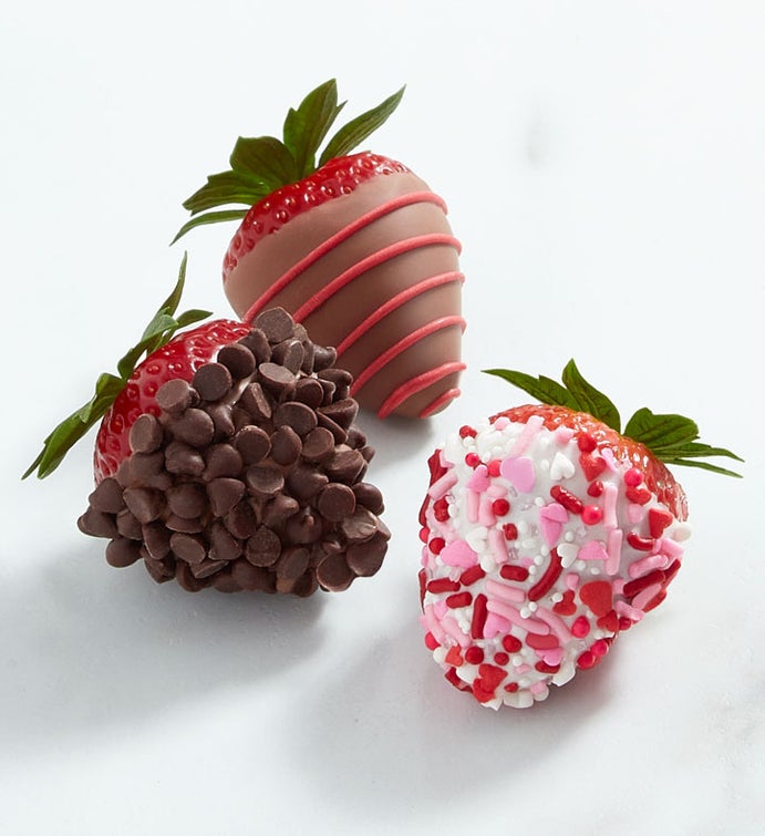 A Gift Inside The Original Love Berries Dipped Strawberries - 12 Berries
