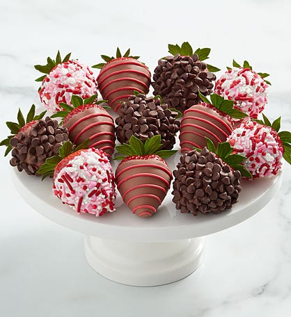 Golden State Fruit Celebration Chocolate Covered Strawberries 12 Ct.