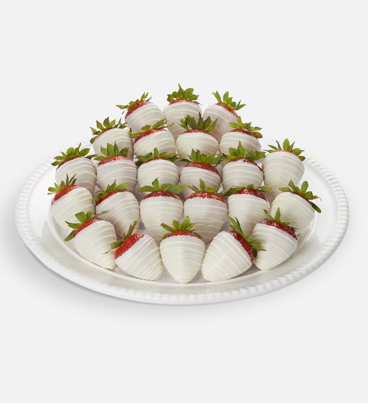 Pure White Dipped and Drizzled Strawberries™