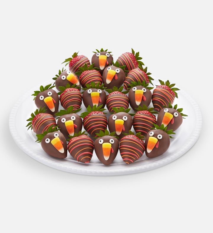 Happy Turkey Day™ Dipped Strawberries