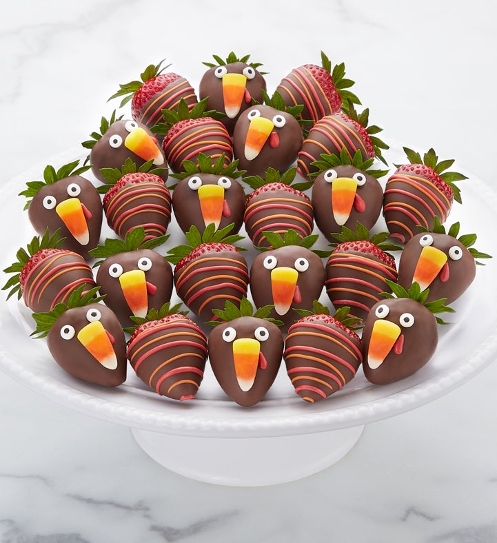 Happy Turkey Day™ Dipped Strawberries