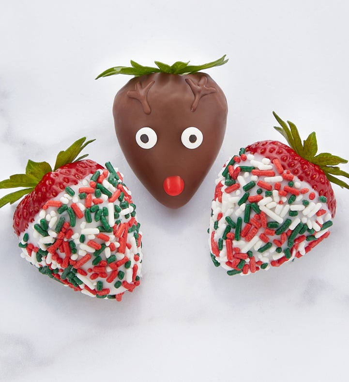 Santa's Reindeer™ Dipped Strawberries