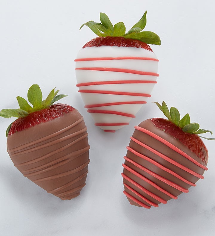 Love & Romance™ Dipped Strawberries in Heart Box 9