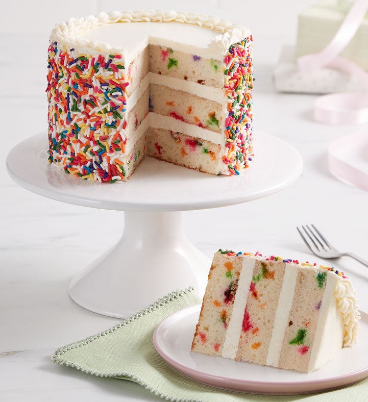 Rainbow Sprinkle Celebration Cake™