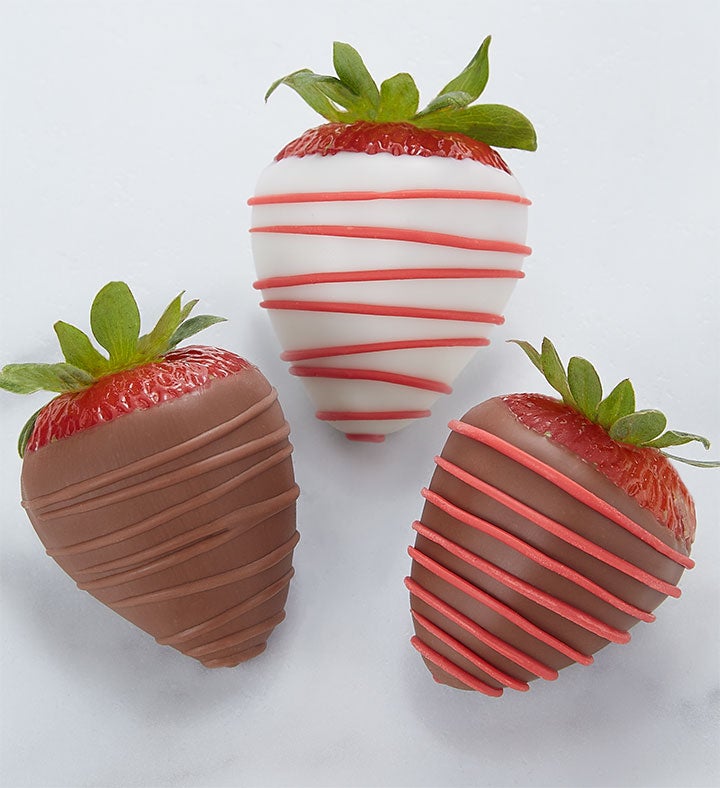 Cheesecake Trio™ with Love & Romance™ Dipped Strawberries