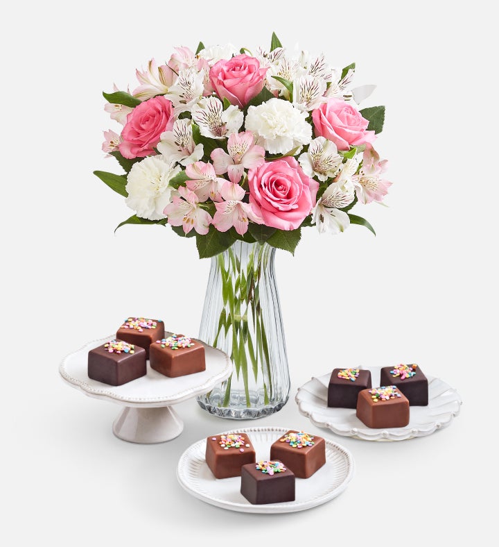 Deliciously Decadent™ Cherished Blooms & Celebration Cheesecake Bites™