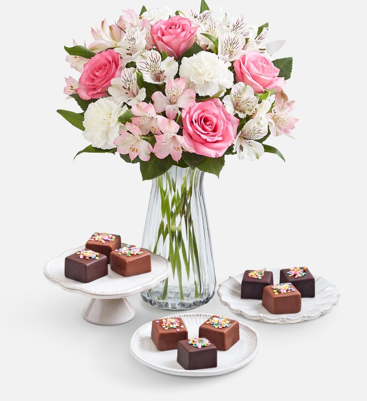 Deliciously Decadent™ Cherished Blooms & Celebration Cheesecake Bites™