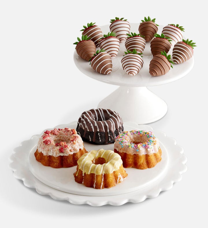 Signature Bundt Cake Assortment™ with Gourmet Drizzled Strawberries