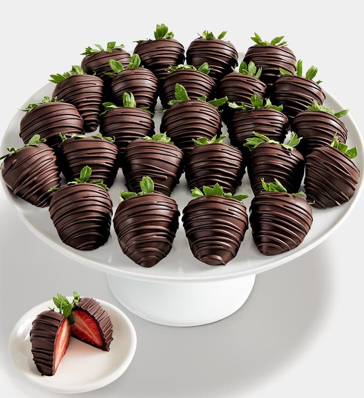 Artisan Belgian All Dark Chocolate Strawberries
