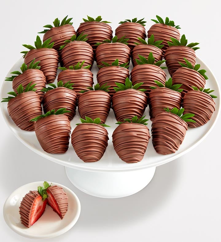 Artisan Belgian Milk & Dark Chocolate Strawberries