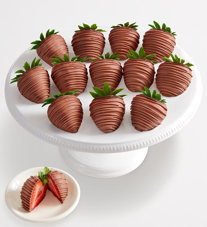 Artisan Belgian All Milk Chocolate Strawberries