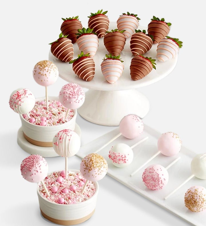 Mother's Day Cake Pops™ & Drizzled Strawberries