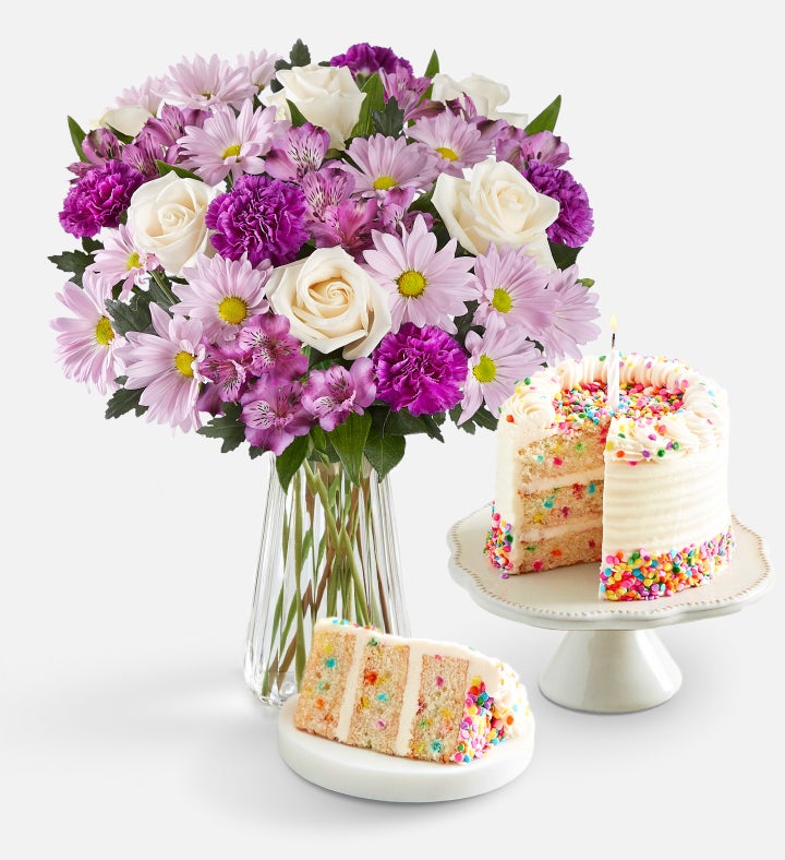 Deliciously Decadent™ Lavender Garden & Time to Celebrate Birthday Cake™