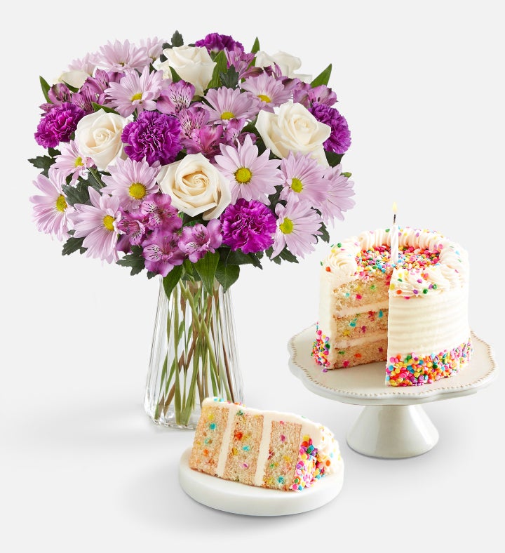 Deliciously Decadent™ Lavender Garden & Time to Celebrate Birthday Cake™