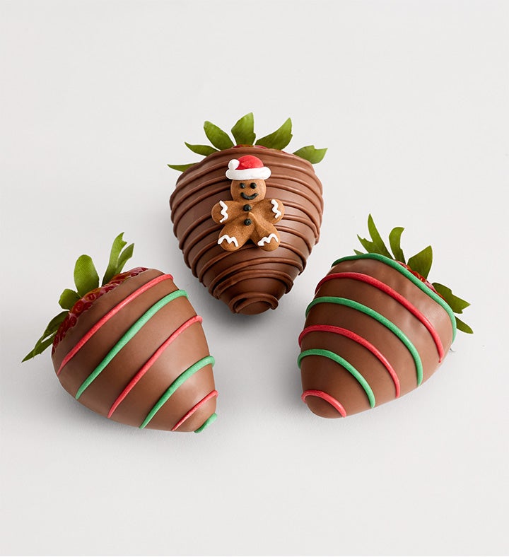 Jolly Gingerbread™ Dipped Strawberries