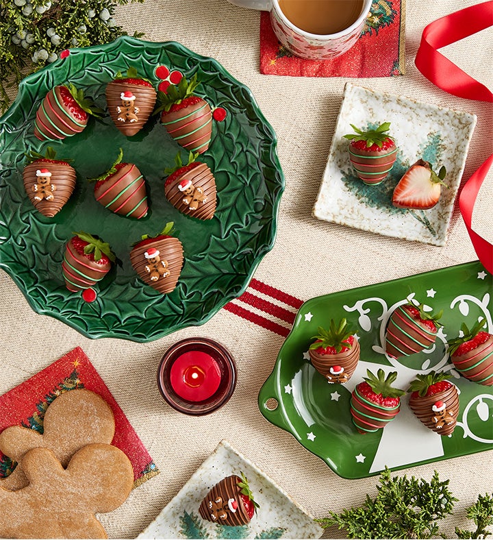 Jolly Gingerbread™ Dipped Strawberries