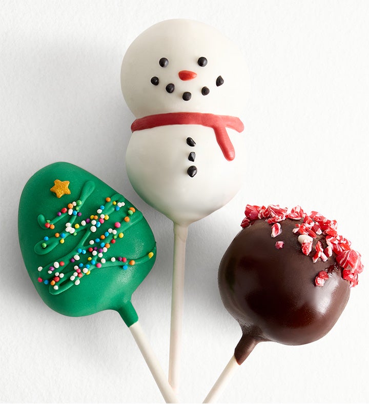 Holiday Cake Pops™ with Holiday Cheer™ Dipped Strawberries
